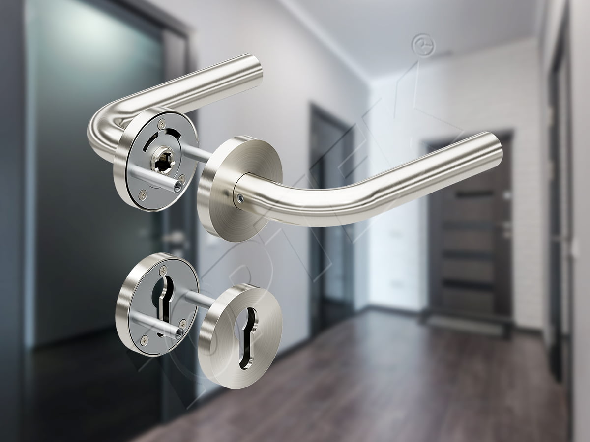 EN 1906 Grade 4 lever handle for EN 1634-1 fire door hardware compliance projects