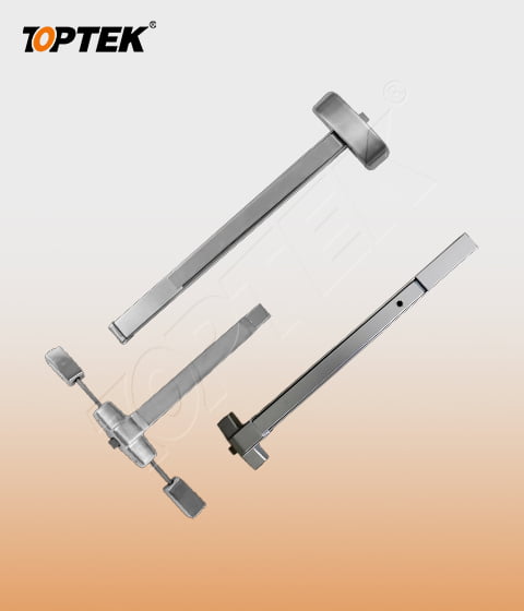 Panic Hardware vs Emergency Exit Hardware with TOPTEK panic exit device for commercial doors