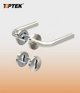 316 stainless steel components for corrosion-resistant European mortise lock