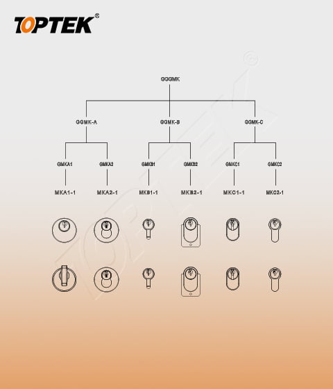 Project cylinders for ANSI Grade 1 Mortise Locks and master key commercial door systems