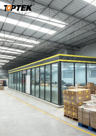 TOPTEK workshop office for multipoint locking system OEM and ODM project coordination