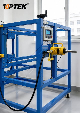 Strength testing machine for Commercial Door Lever Handles and heavy duty door hardware
