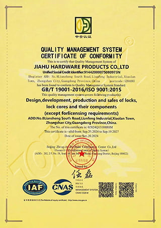 Quality Management System - ISO 9001:2015