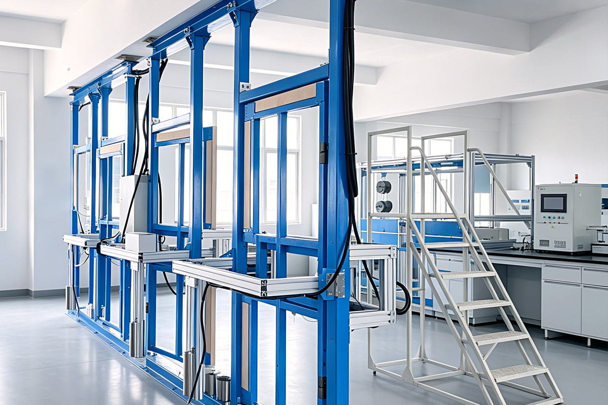 TOPTEK lock testing laboratory for commercial mortise locks