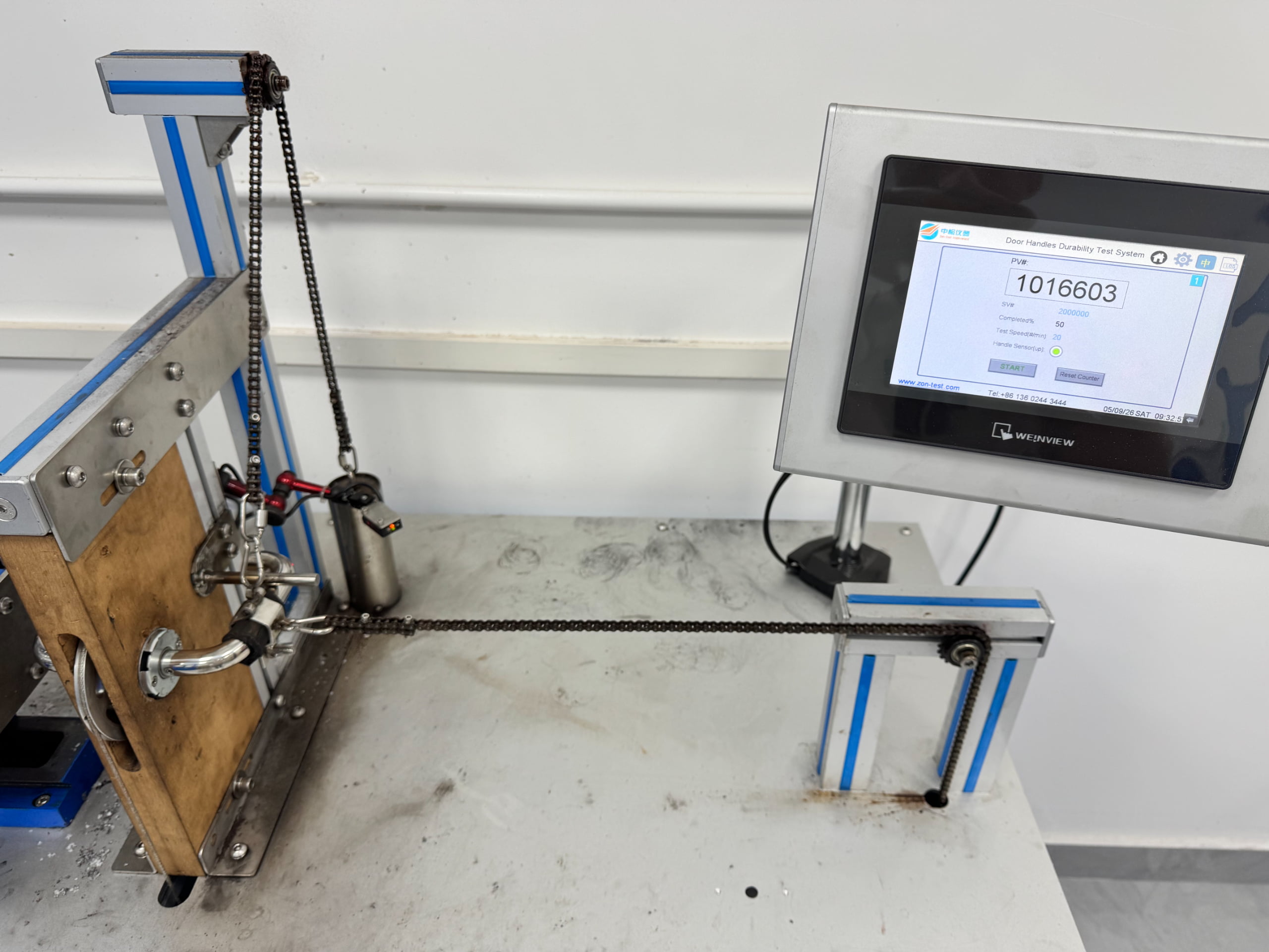Door Lock System EN1906 lever handle 1 million cycle testing for commercial door hardware