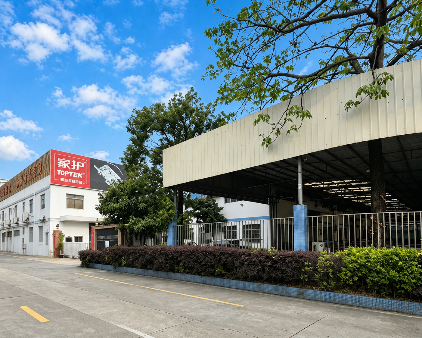 TOPTEK OEM/ODM door hardware manufacturer factory entrance with 13,000 square meter production facility