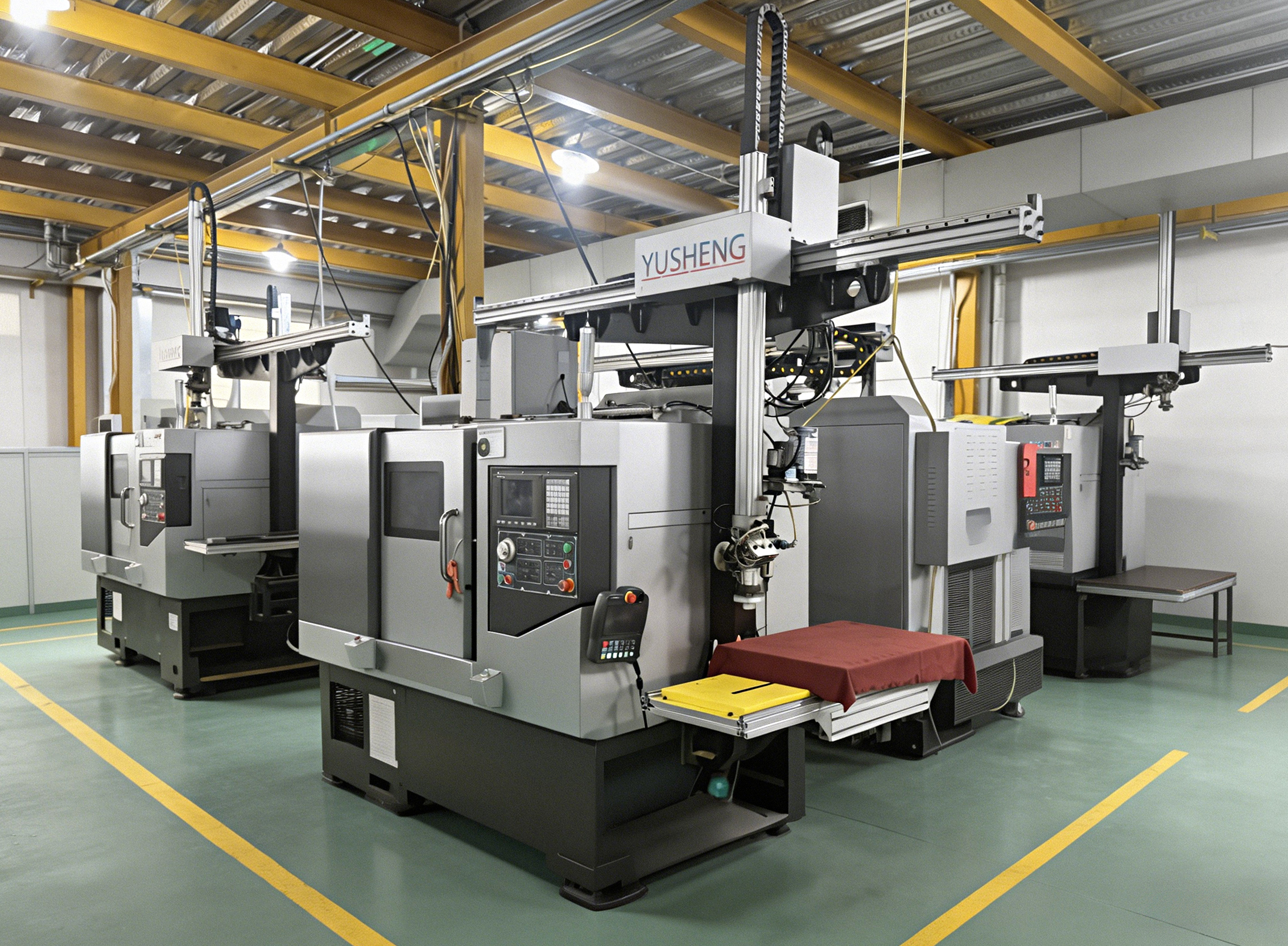 Automated CNC machining center with robotic arm for reliable commercial door hardware OEM ODM production
