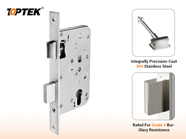 TOPTEK EN72SL sash mortise lock for CE document and model-scope review