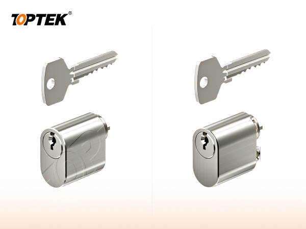 TOPTEK SOC01 Scandinavian oval cylinder for Nordic modular lock compatibility