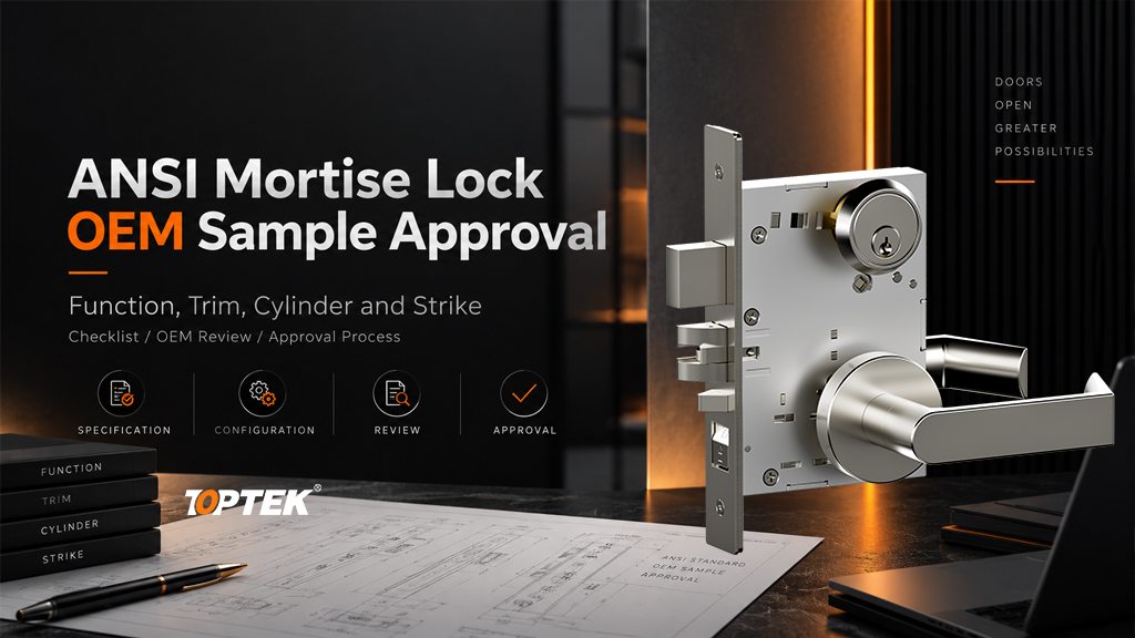 ANSI Mortise Lock OEM Sample Approval: Function, Trim, Cylinder and Strike