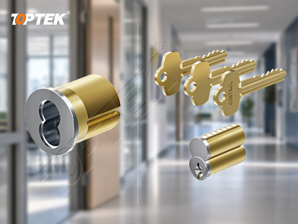 TOPTEK SFIC mortise cylinder product scene for project cylinder supply discussions