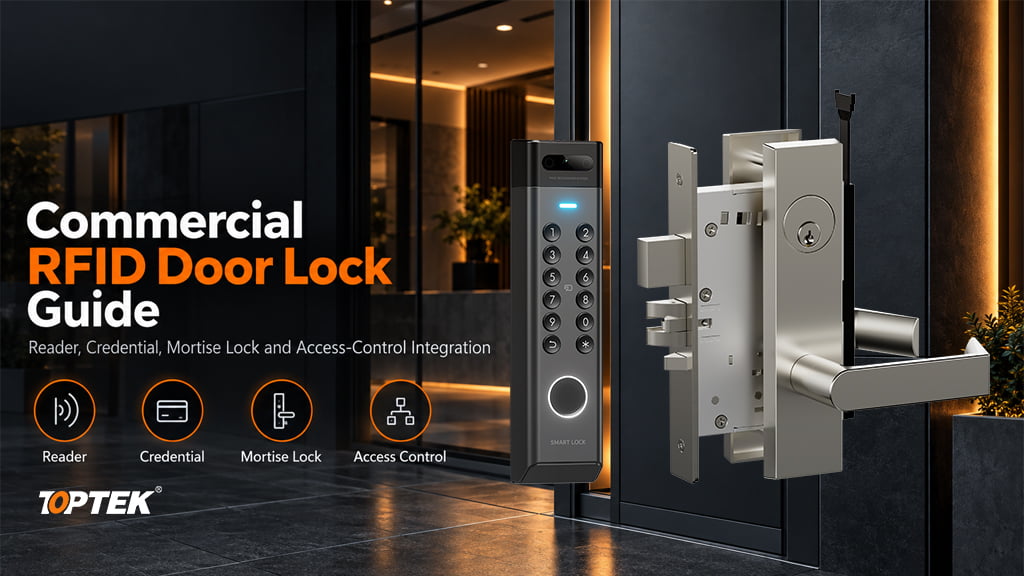 Commercial RFID Door Lock Guide: Reader, Credential, Mortise Lock and Access-Control Integration