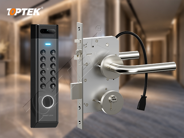 TOPTEK EKZLSSO6572 cross-latch access-control arrangement with reader lever and cylinder