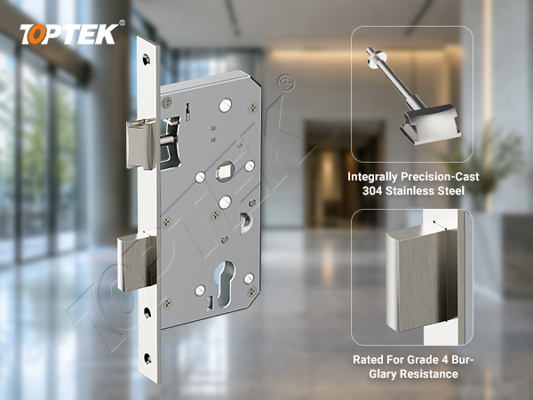 TOPTEK EN72SL sash mortise lock for a CE mortise lock OEM program