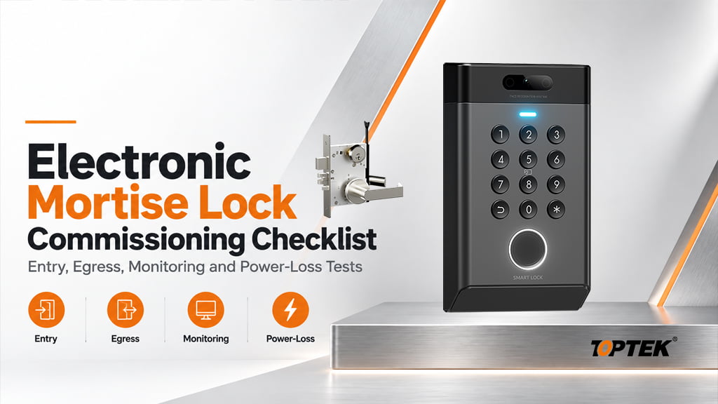 Electronic Mortise Lock Commissioning Checklist: Entry, Egress, Monitoring and Power-Loss Tests