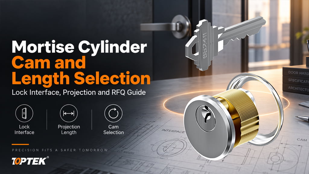 Mortise Cylinder Cam and Length Selection: Lock Interface, Projection and RFQ Guide