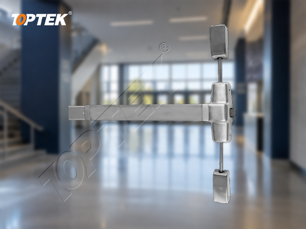TOPTEK PEDAM001 exit device with vertical components for door geometry review