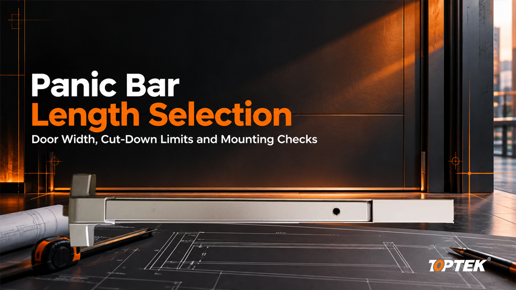 Panic Bar Length Selection: Door Width, Cut-Down Limits and Mounting Checks
