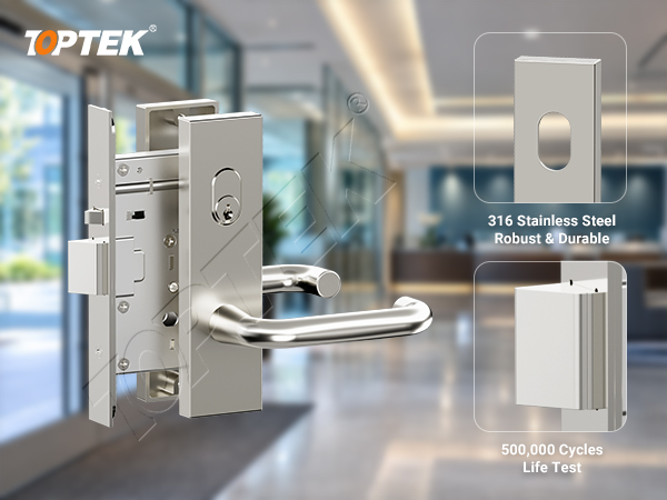 TOPTEK TKAU6400EC escutcheon mortice lock for Australian OEM configuration review