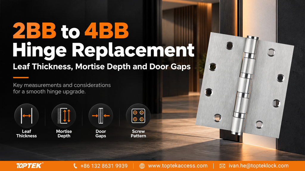 2BB to 4BB Hinge Replacement: Leaf Thickness, Mortise Depth and Door Gaps