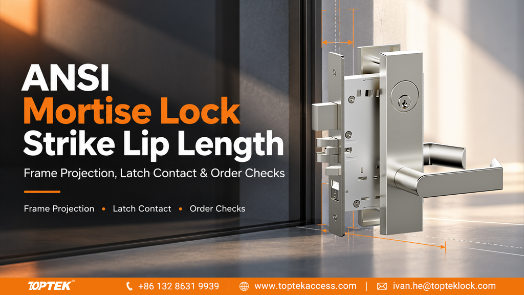 ANSI Mortise Lock Strike Lip Length: Frame Projection, Latch Contact and Order Checks