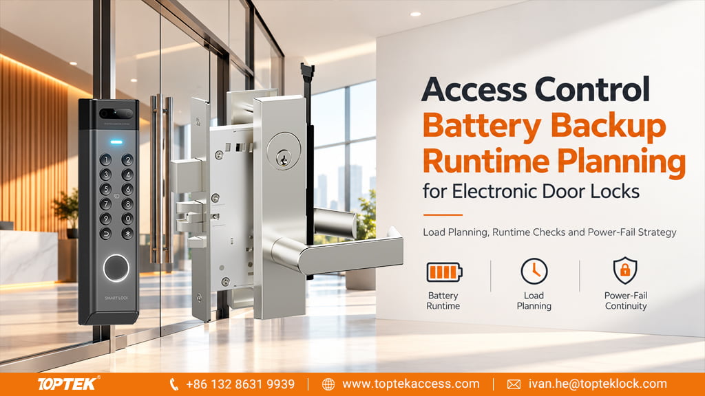 Access Control Battery Backup Runtime Planning for Electronic Door Locks
