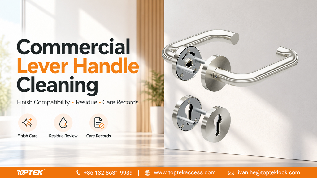 Commercial Lever Handle Cleaning: Finish Compatibility, Residue and Care Records