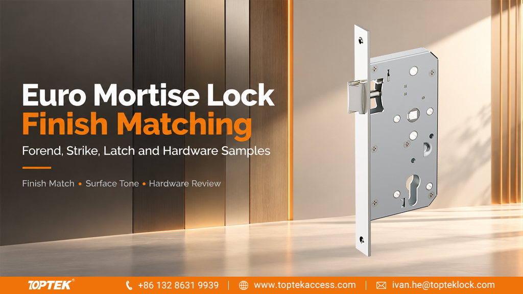 Euro Mortise Lock Finish Matching: Forend, Strike, Latch and Hardware Samples