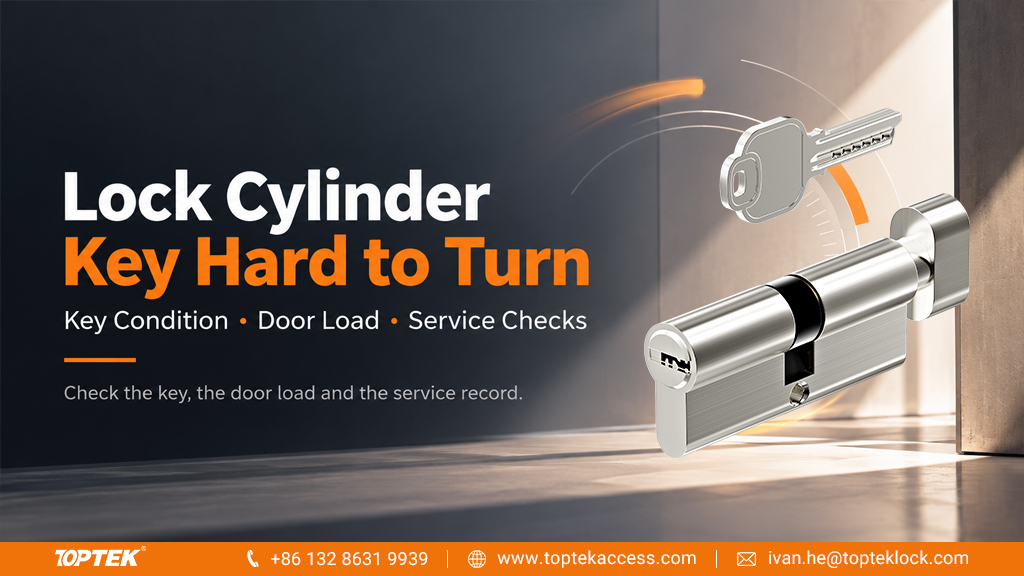 Lock Cylinder Key Hard to Turn: Key Condition, Door Load and Service Checks