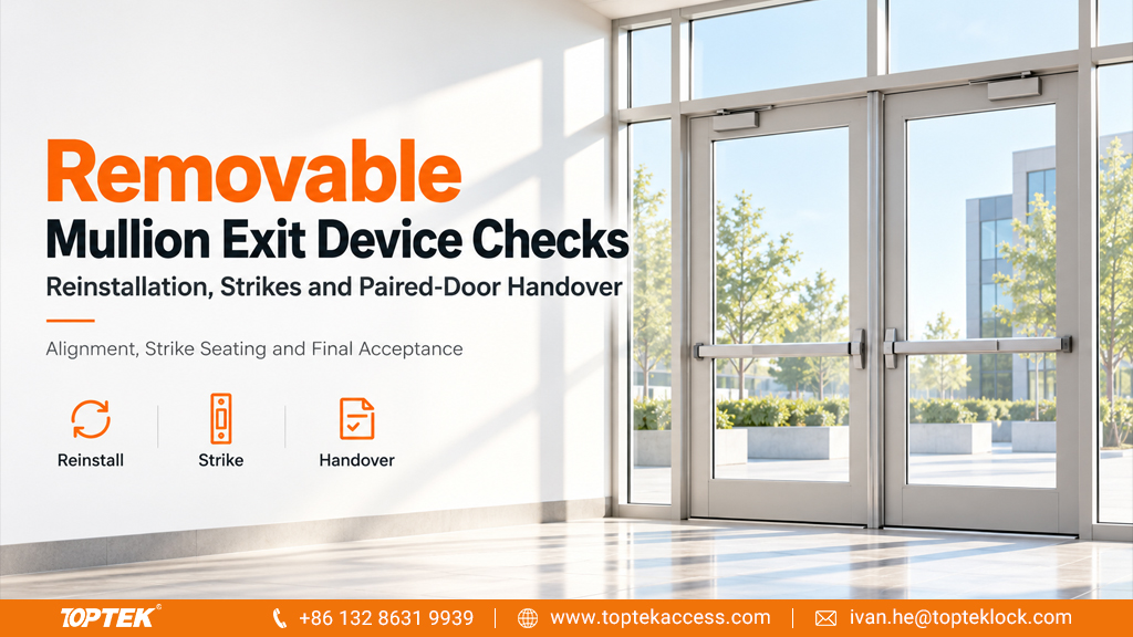 Removable Mullion Exit Device Checks: Reinstallation, Strikes and Paired-Door Handover