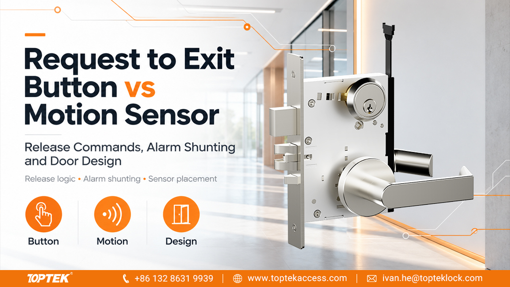 Request to Exit Button vs Motion Sensor: Release Commands, Alarm Shunting and Door Design
