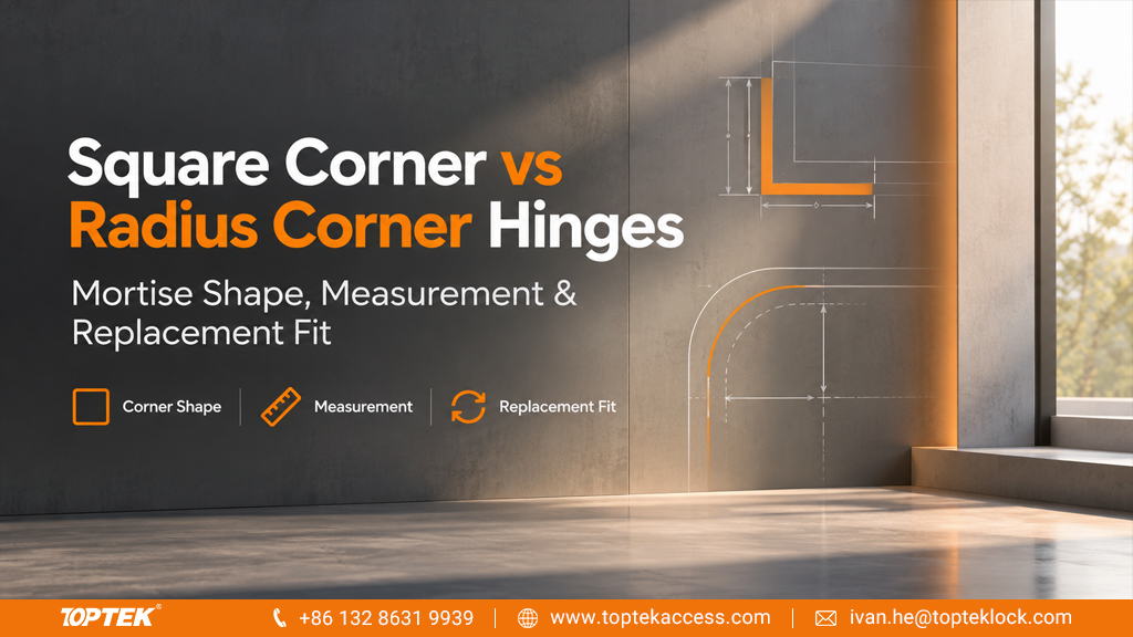 Square Corner vs Radius Corner Hinges: Mortise Shape, Measurement and Replacement Fit